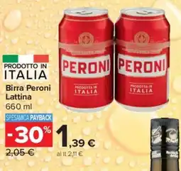Carrefour Express Birra Peroni Lattina offerta