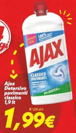 Iper Super Conveniente Ajax Detersivo pavimenti classico offerta