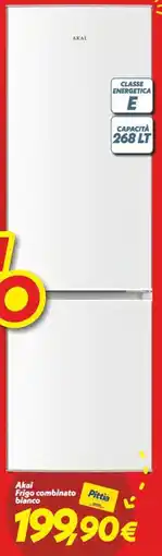 Iper Super Conveniente Akai Frigo combinato bianco offerta