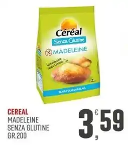 Marketpiù Cereal madeleine senza glutine offerta