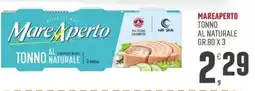 Marketpiù Mare Aperto tonno al naturale offerta