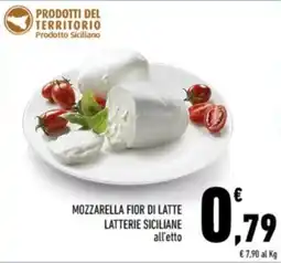 Conad Margherita Mozzarella fior di latte Latterie Siciliane offerta