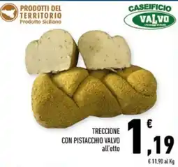 Conad Margherita Treccione con pistacchio Valvo offerta