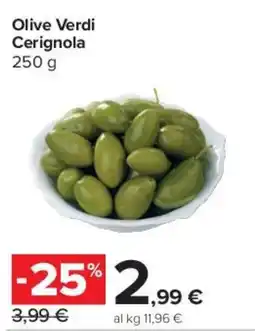 Carrefour Express Olive Verdi Cerignola offerta