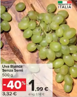 Carrefour Express Uva Bianca Senza Semi offerta