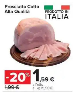 Carrefour Express Prosciutto Cotto Alta Qualità offerta