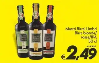 Iper Super Conveniente Mastri Birrai Umbri Birra bionda/rossa/IPA offerta