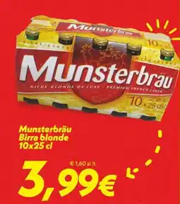 Iper Super Conveniente Munsterbräu Birra blonde offerta
