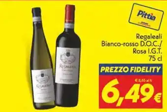 Iper Super Conveniente Regaleali Bianco-rosso D.O.C./Rosa I.G.T. offerta