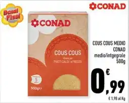 Conad Margherita Cous cous medio Conad offerta