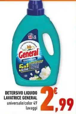 Conad Margherita Detersivo liquido lavatrice General universale offerta