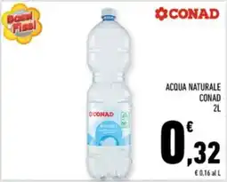 Conad Margherita Acqua naturale Conad offerta