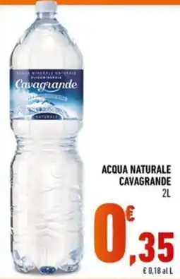 Conad Margherita Acqua naturale Cavagranda offerta
