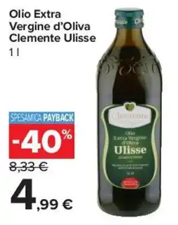 Carrefour Express Olio Extra Vergine d'Oliva Clemente Ulisse offerta