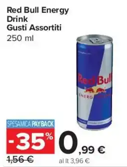 Carrefour Express Red Bull Energy Drink Gusti Assortiti offerta