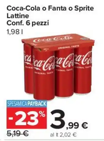 Coca-Cola Lattine