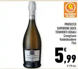 Conad Margherita Prosecco Superiore DOCG Tenimenti Dogali offerta