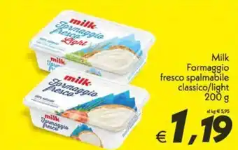 Iper Super Conveniente Milk Formaggio fresco offerta