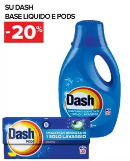 Carrefour Express Dash base liquido e pods offerta