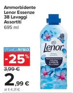 Carrefour Express Ammorbidente Lenor Essenze offerta