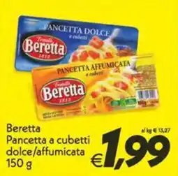 Iper Super Conveniente Beretta Pancetta a cubetti offerta