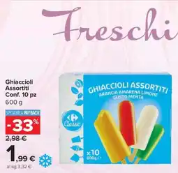 Carrefour Express Ghiaccioli assortiti Carrefour Classic offerta