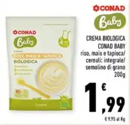 Conad Margherita Crema biologica Conad Baby offerta