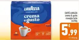 Conad Margherita Caffè Lavazza crema & gusto risveglio forte offerta