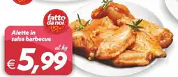 Iper Super Conveniente Alette in salsa barbecue offerta