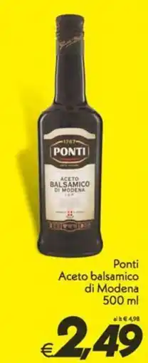 Iper Super Conveniente Ponti Aceto balsamico di Modena offerta