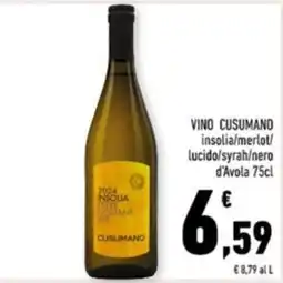 Conad Margherita Vino Cusumano offerta