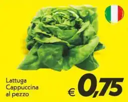 Iper Super Conveniente Lattuga Cappuccina al pezzo offerta