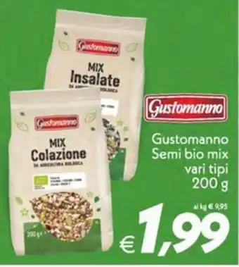 Iper Super Conveniente Gustomanno Semi bio mix offerta