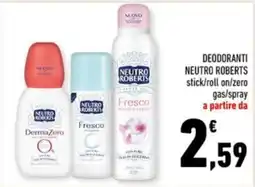 Conad Margherita Deodoranti Neutro Roberts offerta