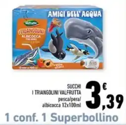 Conad Margherita I triangolini valfrutta offerta