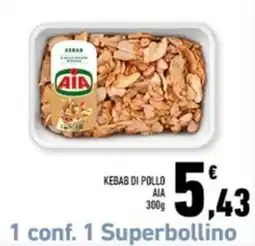 Conad Margherita Kebab di pollo AIA offerta