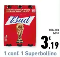 Conad Margherita Birra Bud offerta