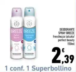 Conad Margherita Deodorante spray breeze offerta