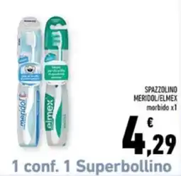 Conad Margherita Spazzolino Meridol/Elmex morbido offerta