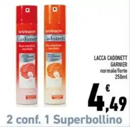 Conad Margherita Lacca Cadonett Garnier offerta