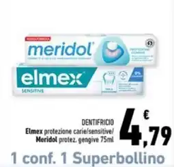 Conad Margherita Elmex protezione carie/sensitive/ Meridol protez. gengive offerta