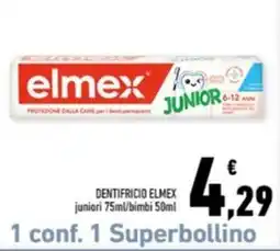 Conad Margherita Dentifricio Elmex Junior offerta
