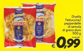 Iper Super Conveniente Divella Fettuccine/pappardelle di semola di grano duro offerta