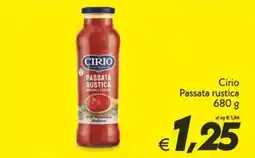 Iper Super Conveniente Cirio Passata rustica offerta