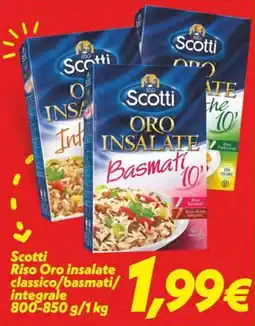 Iper Super Conveniente Scotti Riso Oro insalate offerta