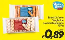 Iper Super Conveniente Buoni Di Forno Sfogliatine zuccherate/glassate offerta