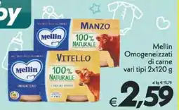 Iper Super Conveniente Mellin Omogeneizzati di carne offerta