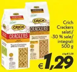 Iper Super Conveniente Crich Crackers salati offerta