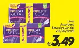 Iper Super Conveniente Lines Assorbenti Seta ultra offerta