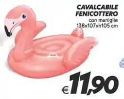 Iper Super Conveniente Cavalcabile fenicottero offerta